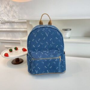 Top quality Designer Backpack style tote Shoulder bag clutch mens Leather School Bags womens travel back packs duffle handbag Denim crossbody Rucksack book Bag