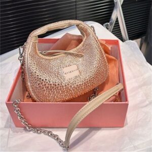 2024 Mini Crossbody Diamond Bag Bead Rhinestone Bag Designer Tote Bag Beading Handbag Hobo Totes 10A