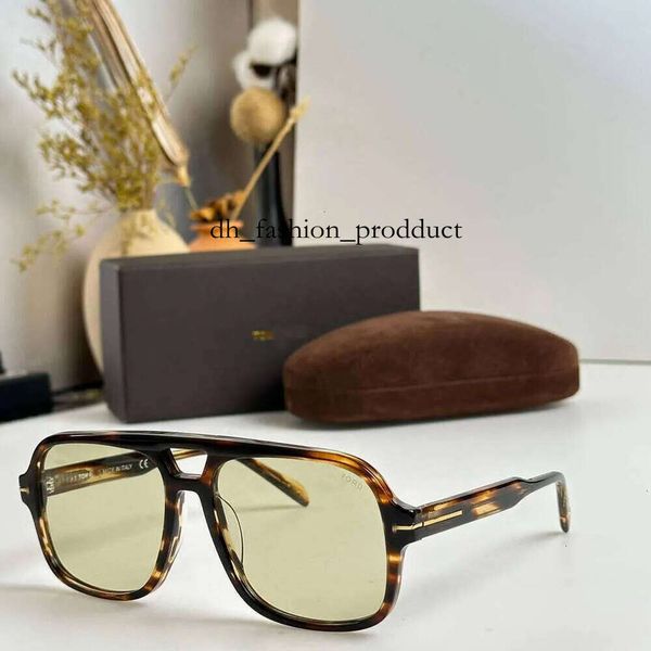 Designer Sunglasses Mens Ft0884 Plate Frame Oversized Glasses Fashion Falconer Sun for Women Black Sport Styles with Original Box tom''fordd''ford''FYGB ff9 7a1