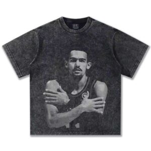 2025 Trae Youth Basketball Star Crossover Direct Injection Print Casual Loose Short Sleeve American Heavy T-Shirt