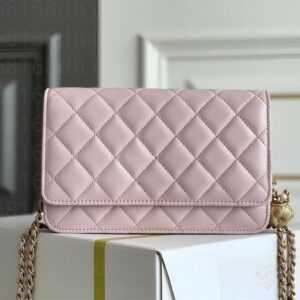 20A Mirror quality Designer Bag Shoulder Chain Clutch double Flap Bag CC CF Wallet Check Velour Square Strip,Imported From France Official original Genuine Leather r