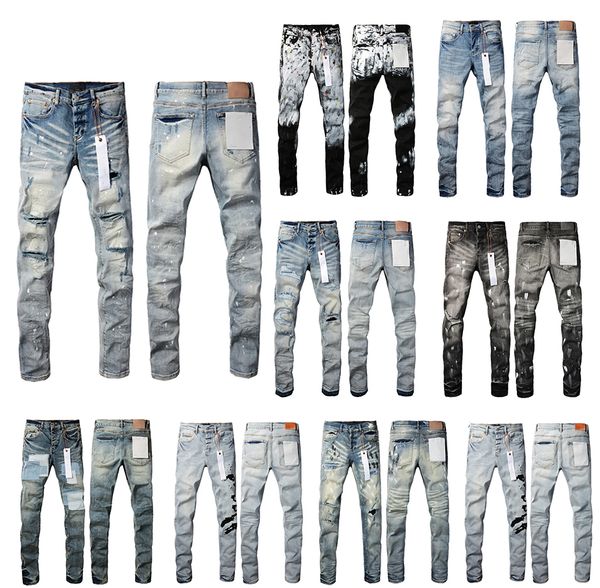 pants mens jeans men designer pant for black 2024 new style Embroidery self cultivation and small feet fashion womens