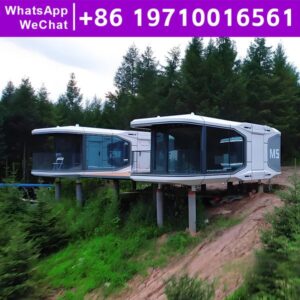 Prefablicadas Houses Capsules to Live Thermal Insulation Modular Container Houses Prefabricated Home Fabricated House Leak Proof