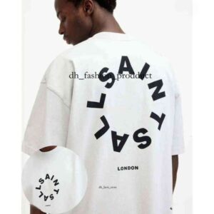 Designer Classic Casual All Saints T Shirt Mens Women Oversized Tall Saintss Tshirt Y2k High Street Short Sleeve Clothing Graphic Tee Cotton Summer Sweatshirt 55b