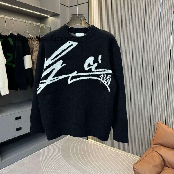 Mens Hoodies Sweaters sweatshirts Letter jacquard looseness Long sleeve sweater Pullover Casual Crewneck Loose Printed Autumn and winter tops 2e2