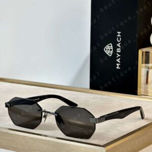 MAYBACH Luxurious Quality Designer Sunglasses Candy-Colored For Men And Women Classic Goggle Beach Retro Lens Fashion Eyeglasses With Box THE AMAN fa9