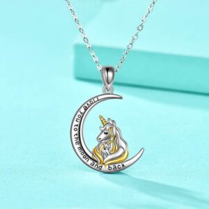 Moonlit Magical Creatures Charm Set: Handcrafted Statement Jewellery Featuring Engravable Unicorn ThemesWomen