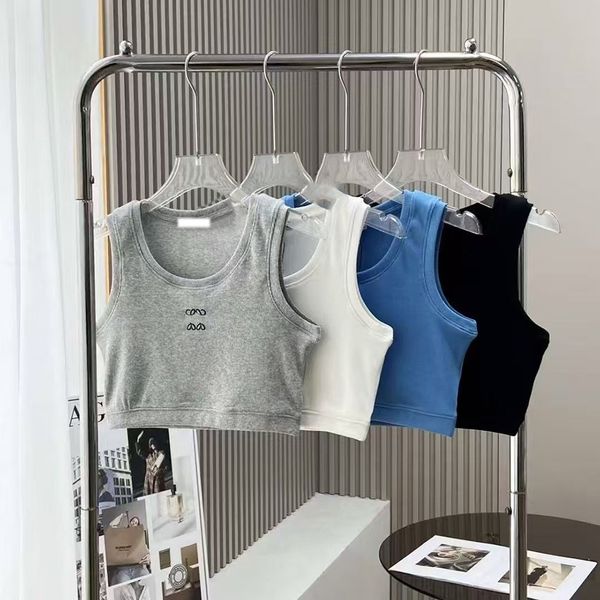 Designer tanks sling Tank Top Women's Tank Top Vests T Shirts Knits Sleeveless Women Tee Knitted Sport Tops Woman Vest Yoga Tees