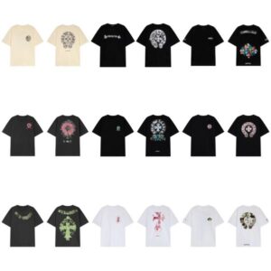 Designer TShirts Tees Polos Print Loose Fashion High-end Luxury Casual High Street Cotton Shirts Jumper Croatian Sanskrit Tops XS-6XL