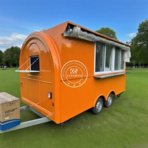 Outdoor Mobile Bar Street Mobile Coffee Ice Cream Cart Food Trailer Mobile Kitchen Concession Food Truck For Sale