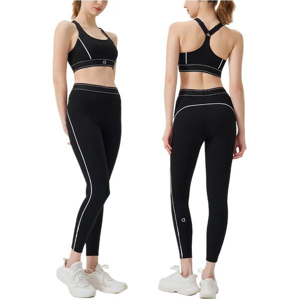 alocardio Rich Girl Brand 5A QualityYoga Outfits Fitness Set Sportswear for Women: Breathable Yoga Pants with Matching Exercise Tank Tops Green Black White Reds