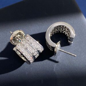 Designer Studs Earring Vintage Charm Stud Earrings Mother-Of-Pearl Stainless Steel Gold Studs Agate For Women Wedding Good Jewelry Jewlery Designer For Women