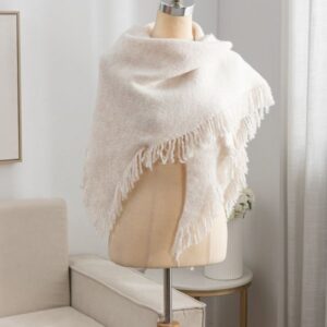 Autumn and winter high-end Korean versatile tassel warm scarf –80902