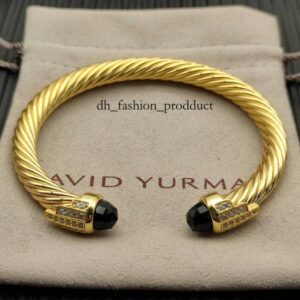 Bangle Charm Bracelets Designer Davids Y Jewelry Precision Edition Full Diamond Rectangular Bracelet with Advanced Light Luxury Design Internet 2025 bb5