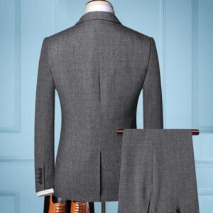 H379 Men's three-piece suit, spring and autumn Korean style, slim fit, business suit