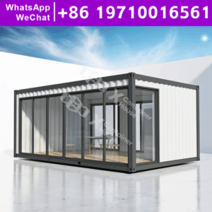 Flat Pack Home Steel Mobile Cabin Prefab Modular Tiny Home Green Building Certified Temporary Housing System
