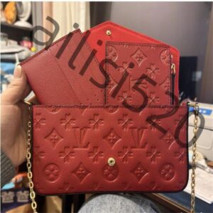 Top Quality Cross body Tote Envelope Bag 3piece Multi Felicie Pochette Chain Bags Gym Women Men M61276 Messenger Luxury Designer Purse Brown