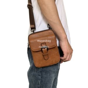 New men's waist pack crossbody small bag shoulder bag Wear belt bag mobile phone bag vertical hanging bag cross-border