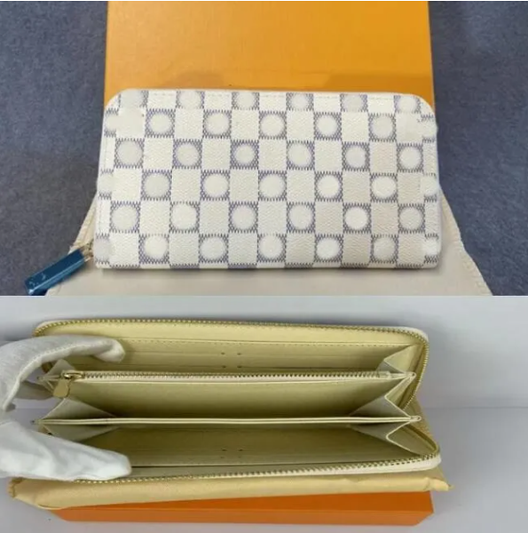 attice Folding long zipper Women Card Holder Purse