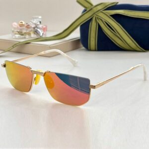 Unisex Designer Half Frame Sunglasses 0627S Mens Minimalist Style Sunglasses 100% UV Resistant Womens Brand Sunglasses Metal Frame Glasses Top Quality