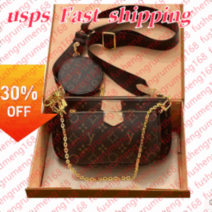 10A Luxurys Designer Bag 3 Multi FELICIE POCHETTE women Chain Bags Handbag Crossbody Purse Fashion Women Shoulder Bags Lady Totes Bag Wallet Female backpack