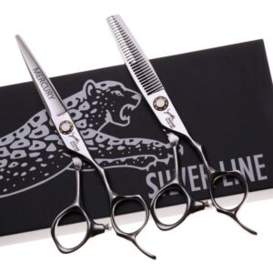 Hair scissors 6 Inch Professional Hairdressing Scissors Set Cutting+Thinning Barber Shears High Quality