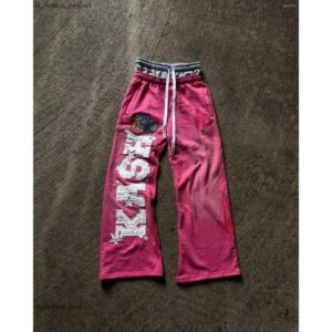 Men's Pants Classic Retro Sweatpants Y2K Clothes Mens Womens Harajuku Gothic Letters Embroidered Baggy Elastic Waist Casual Trousers 5b7 e66