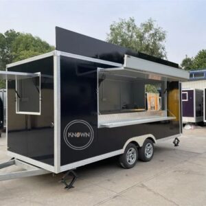 Street Mobile Food Truck Concession Fast Food Trailer Fully Catering Equipment Cart Vending For Sale