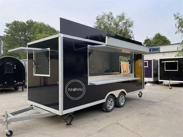 Street Mobile Food Truck Concession Fast Food Trailer Fully Catering Equipment Cart Vending For Sale