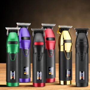 Electric hair clipper with LCD display oil head carving electric push shear 2000mAh ultra long standby multi-color