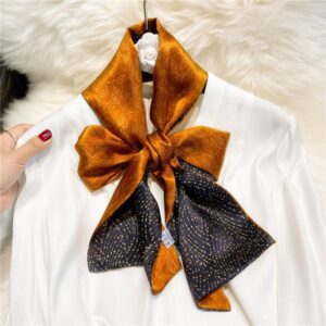 Korean new spring and summer double layer silk scarf –830697