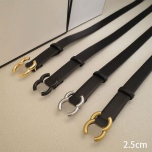 Designer Belt Genuine Leather Leisure Belts Classic Woman's Business Belt 2.5 cm Wide 4 Colors