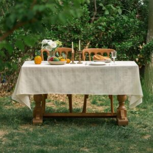 W86 Tablecloth solid color fabric restaurant home coffee table rectangular tablecloth
