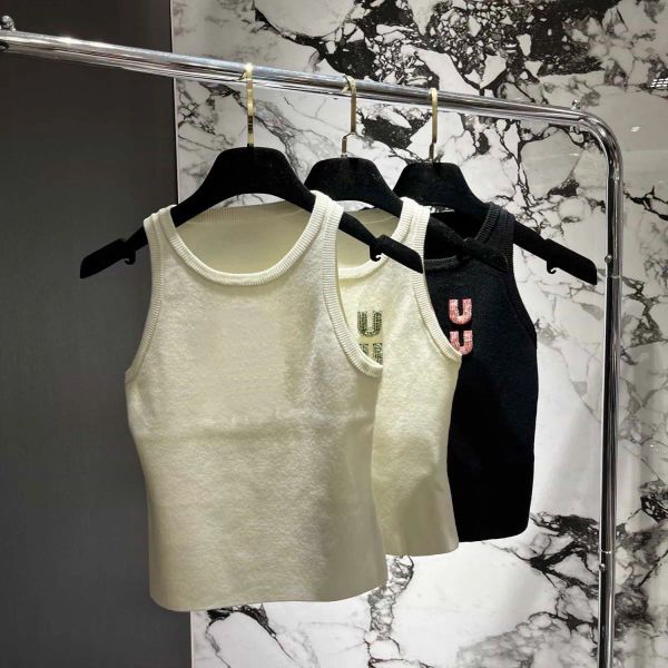 Designer Sleeveless Knit Vest Stylish Slim Fit Knit Tops Women High Quality Knitting Tees Warm Knitwear S-L BFG2501165