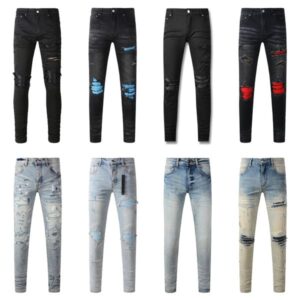 Men's ksubi designer high quality skinny designe rvintage white distressed ripped biker jeans slim fit