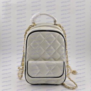 Designer Bag Shoulder Bag Leather Women's Handbag Luxury Crossbody Bag Chain Bag Flip Open Square Grid