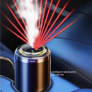 Car Incense Ultrasonic Aroma Diffuser Cute Cylinder Night Light Color Smart Start With Car Spray Fragrance Fog Aromatherapy Fragrant Air Freshener China Style