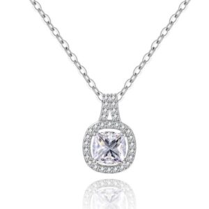 diamond necklace women necklaces for men luxury necklace tennis chain 925 Sterling Silver Rose Gold Fill Pave White 5A Cubic Zircon Party Clavicle Necklace Gift