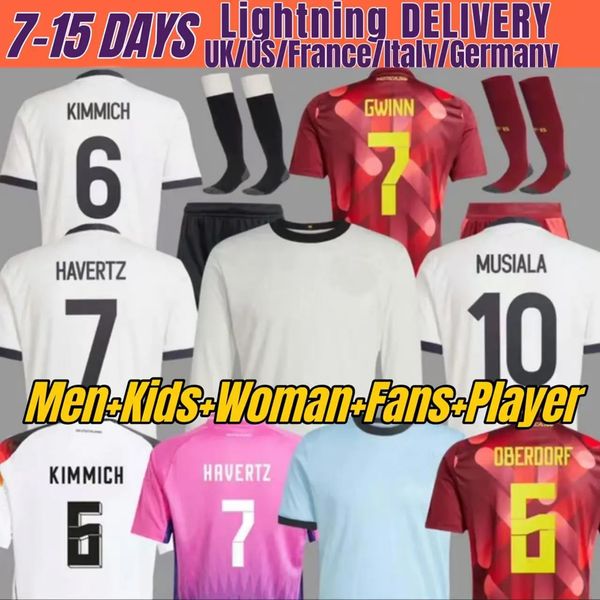 2025 Germany 125-Year Anniversary woman Soccer Jerseys Player HUMMELS KROOS GNABRY WERNER MUSIALA MULLER HAVERTZ WIRTZ PAVLOVIC GUNDOGAN Men