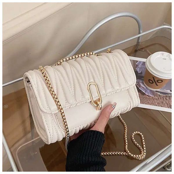 Designer Bag Shoulder Bag Luxury Bag Free Shipping New Fashionable Wrinkled Small Square High End Single Luxury Handbag For Women