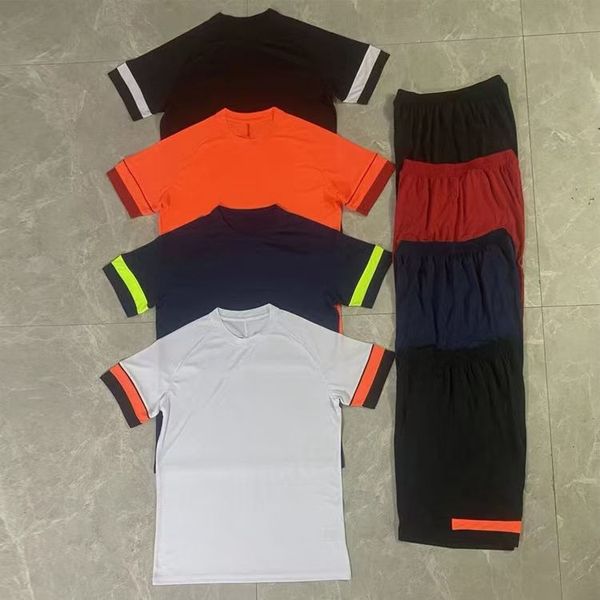 Mens tracksuits tech set two-piece tracksuit summer sports fitness jogging suits running shirts shorts quick dry sportswear soccer jersey basketball gym t-shirt 2XL