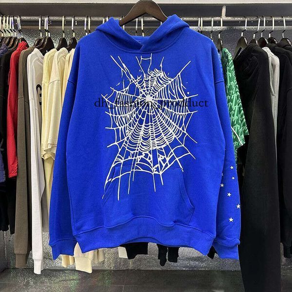 spider designer mens hoodie Young Thug hoodies spyder sweatshirt hip hop sports pants womens foam letter printing sweatshirts pants web puff printed spider 401