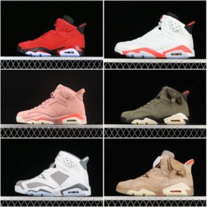 23Color ash Top Quality Jumpman 6 Toro men women basketball shoes Trainer Size 4-13 With Box