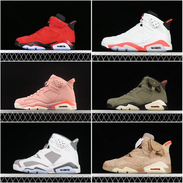 23Color ash Top Quality Jumpman 6 Toro men women basketball shoes Trainer Size 4-13 With Box