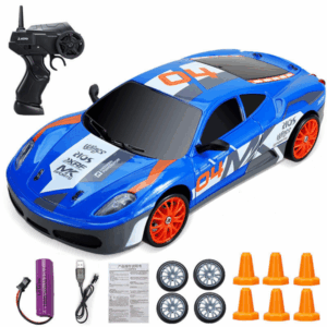 Electric Mini Rc Cars Remote Radio Control Turbo Racing Drift 4wd Fast And Furious 15 Km/H For Adults Kid Toy Gift