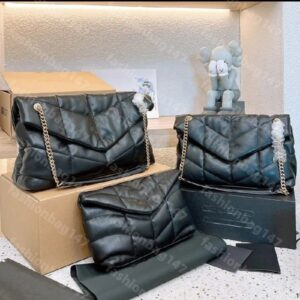 Designers Shoulder Bags Luxury Designer Bags Woman Cross Body Bags High Quality Gold Chain Flap fashion lady Luxurys Handbags StitchedL bag Black Large Medium Small