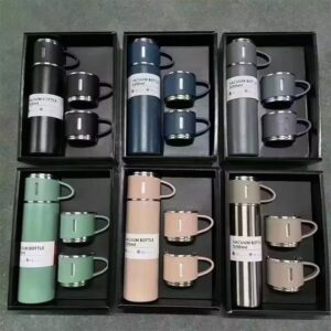 Thermoses Set Thermos for Drinkware Fathers Day Gifts Home & Stainless Steel 500ml Thermal Cold