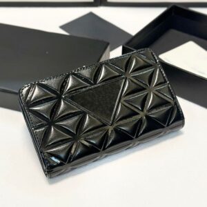 Designer bag Classic Bright Leather Wallets Card Holder Wallet Classic coin purse Mini Handbags Classic Clutch Bags Luxurys Purse Card Women Ccredit card slot 15cm