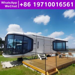 Pre Fab Homes Prefabricated House for Spain High Quality Leak Proof Space Capsule House Thermal Insulation Eco-Friendliness Tiny