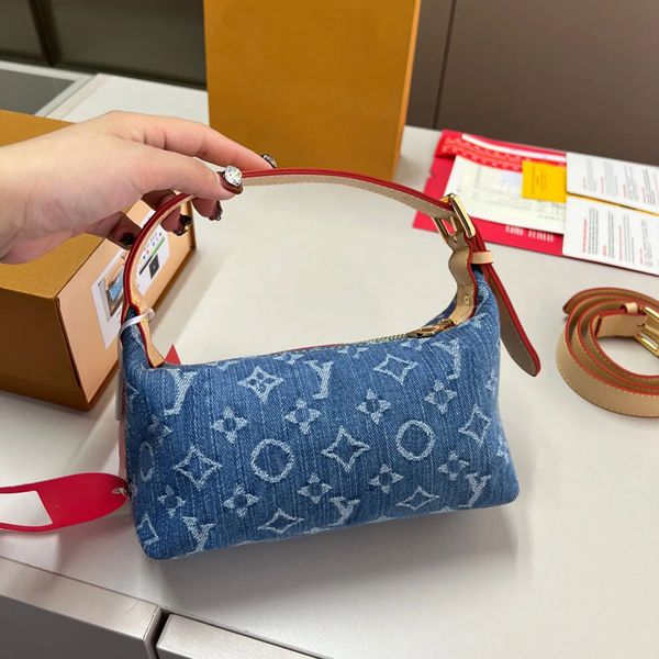 Designer bags Luxury bags Denim embossed shoulder bags Classic handbags Multicolor summer bags Fashion trend prints are adjustable